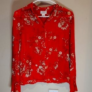 Ann Taylor  LOFT SILK SIZE 6 SHIRT